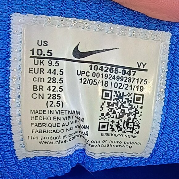 Nike Shox R4 Blue Silver Men’s 10.5 Running Shoes - Picture 3 of 10